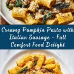 Creamy Pumpkin Pasta with Italian Sausage Recipe