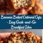 Banana Baked Oatmeal Cups Recipe