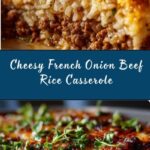 French Onion Ground Beef and Rice Casserole Recipe