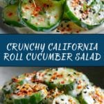 Easy California Roll Cucumber Salad Recipe