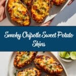 Healthy Chipotle Sweet Potato Skins Recipe