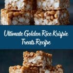 Chewy, Gooey Golden Rice Krispie Treats Recipe
