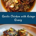 Garlic Chicken with Asiago Gravy Recipe