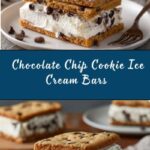 Chocolate Chip Cookie Ice Cream Bars Recipe