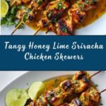 Honey, Lime & Sriracha Chicken Skewers Recipe