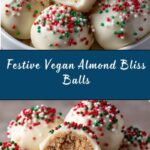 Vegan No Bake Christmas Almond Balls Recipe