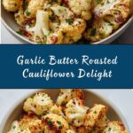 Garlic Butter Roasted Cauliflower Recipe