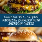 Teriyaki Parmesan Burgers with American Cheese Recipe