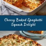 Cheesy Baked Spaghetti Squash with Marinara Sauce Recipe