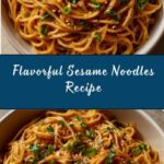 Sesame Noodles Recipe