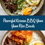 Korean BBQ Yum Yum Rice Bowls Recipe