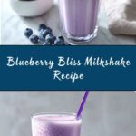 Healthy Blueberry Milkshake Recipe