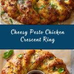 Pesto Chicken Crescent Ring Recipe