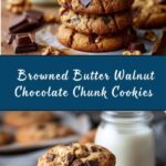 Browned Butter Walnut Chocolate Chunk Cookies Recipe