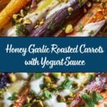 Roasted Carrots with Honey and Garlic Yogurt Sauce Recipe