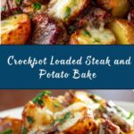 Crockpot Loaded Steak and Potato Bake Recipe