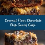 Coconut Flour Chocolate Chip Snack Cake Recipe