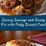 Sausage and Gravy Pie with Biscuit Crust Recipe