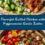 Grilled Chicken with Pepperoncini Garlic Butter Recipe
