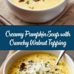 Pumpkin Soup with Walnut Crispies Recipe