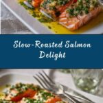 Slow-Roasted Salmon with French Herb Salsa Recipe