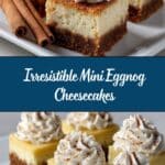 Mini Eggnog Cheesecakes Recipe