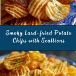 Lard-fried Potato Chips with Smoked Paprika & Scallions Recipe