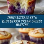 Keto Blueberry Cream Cheese Muffins Recipe