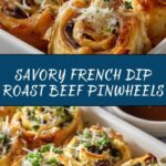 French Dip Roast Beef Pinwheels Recipe