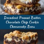 Peanut Butter Chocolate Chip Cookie Cheesecake Bars Recipe