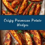 Oven-Baked Crispy Parmesan Potato Wedges Recipe
