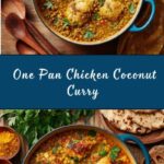 One Pan Chicken, Red Lentils, and Coconut Curry Recipe