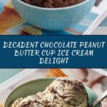 Chocolate Peanut Butter Cup Ice Cream with a Peanut Butter Swirl Recipe
