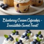 Blueberry Cream Cupcakes Recipe