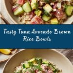 Tuna Avocado Brown Rice Bowls Recipe