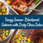 Sumac-Blackened Salmon with Citrus Salsa Recipe