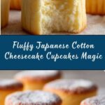 Fluffy Japanese Cotton Cheesecake Cupcakes Recipe