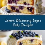 Lemon Blueberry Layer Cake Recipe
