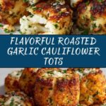 Roasted Garlic Cauliflower Tots Recipe