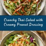 Thai Crunch Salad with Peanut Dressing Recipe
