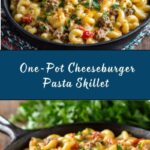 One-Pot Cheeseburger Pasta Skillet Recipe