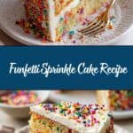Easy Homemade Sprinkle Cake Recipe