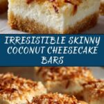 Skinny Coconut Cheesecake Bars Recipe
