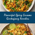 Spicy Sesame Gochujang Noodles Recipe