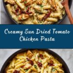 Sun Dried Tomato Chicken Florentine Pasta Recipe