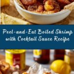 Peel-and-Eat Boiled Shrimp with Cocktail Sauce Recipe