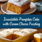Pumpkin Cake with Cream Cheese Frosting Recipe