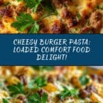 Loaded Cheeseburger Alfredo Pasta Recipe