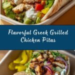 Greek Grilled Chicken Pitas Recipe