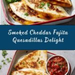 Smoked Cheddar Fajita Quesadillas Recipe